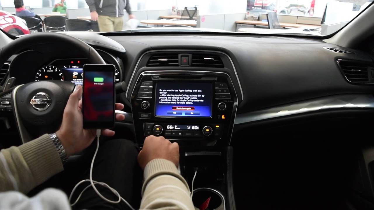 Инструкция по использованию CarPlay | Nissan Maxima 2017 | Функции CarPlay