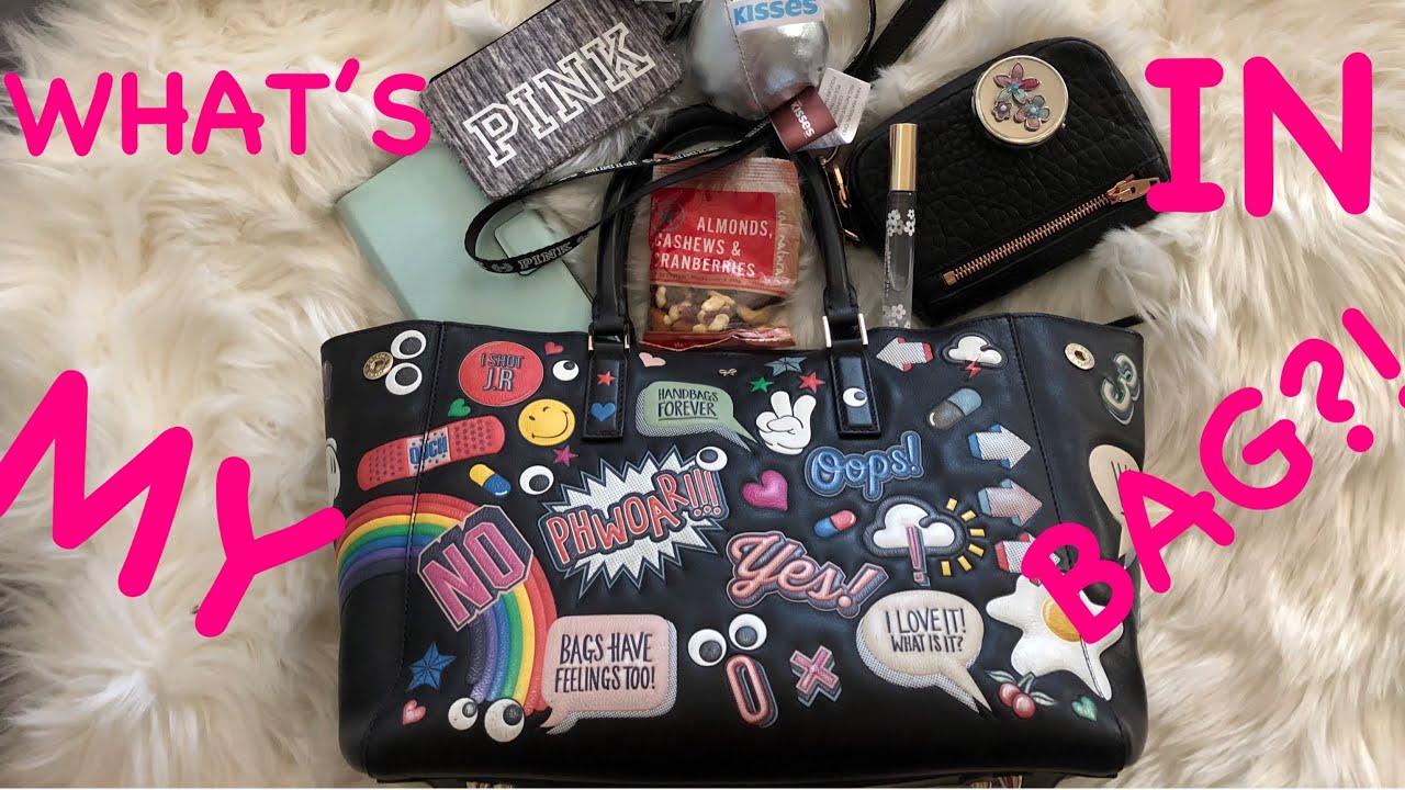 What's In My Bag Wednesday! Ft. Anya Hindmarch Stickers Purse!