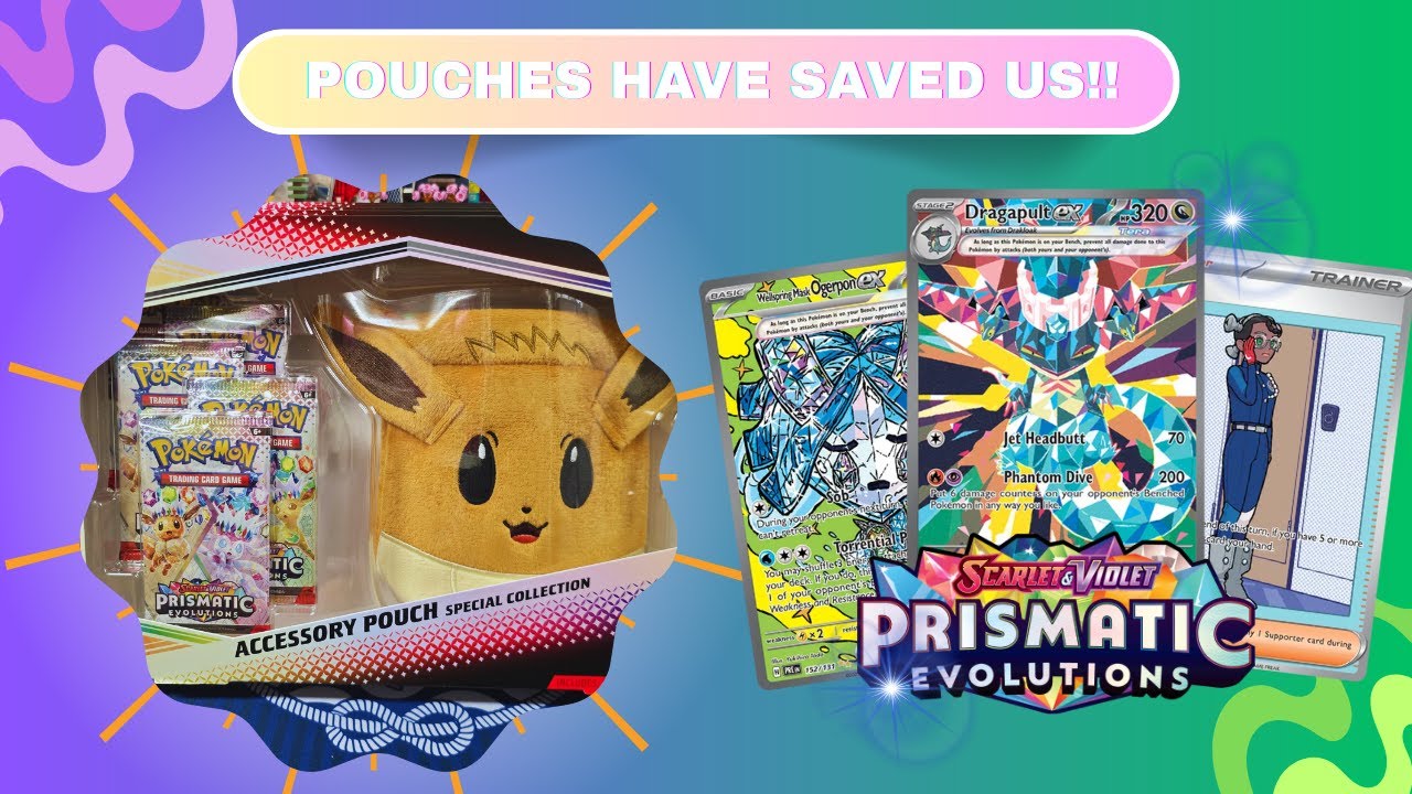 ACCESORY POUCH is the Savior of Prismatic Evolutions!!