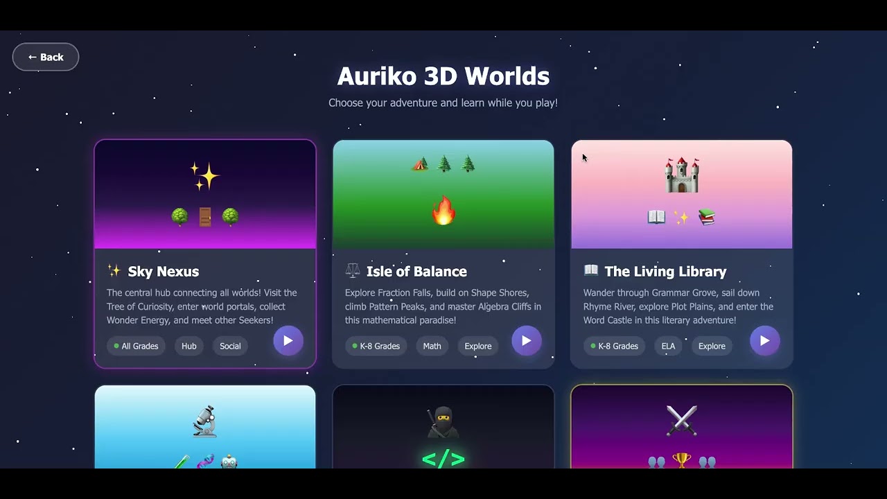 Auriko - Free Learning Games for Kids K-8 | No Ads Ever! 🎮