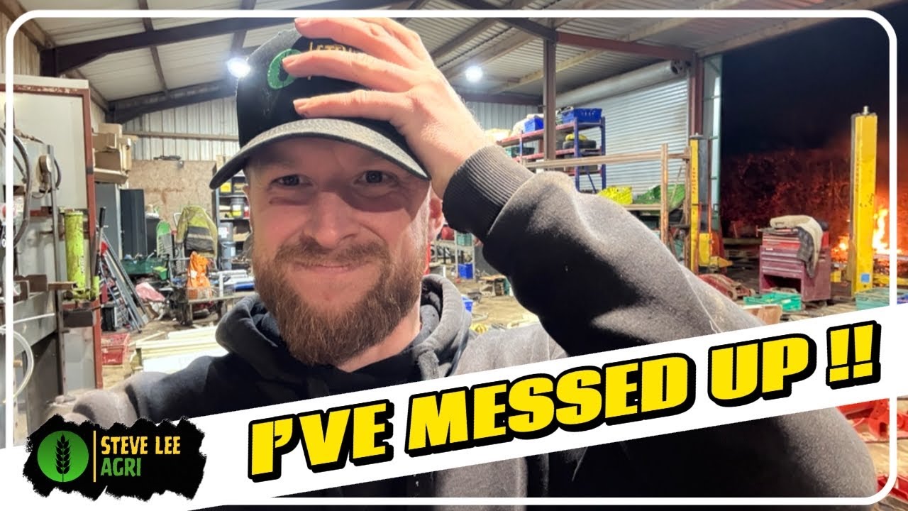 I&rsquo;VE HAD A NIGHTMARE! WORKSHOP REFIT AND HAVE YOU EVER SEEN A PTO THAT BENT? 