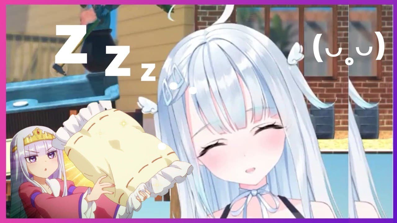 Amatsuka Uto accidentally slept on stream