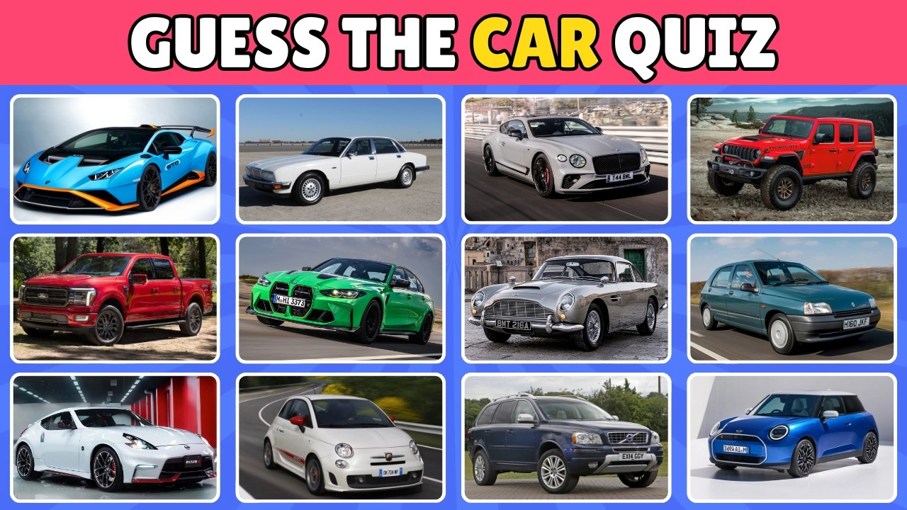 Can You Name These 50 Iconic Cars? (CAR QUIZ)