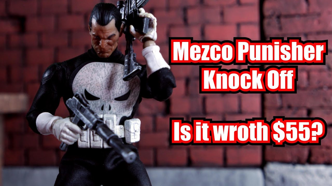 Mezco Punisher Special Ops Edition Knock Off Review (Is it good for stop motion)
