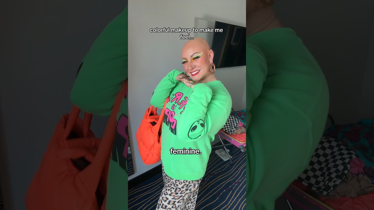 the POWER of makeup&hellip; 🔥 #makeup #makeupshorts #makeuptutorial #bald