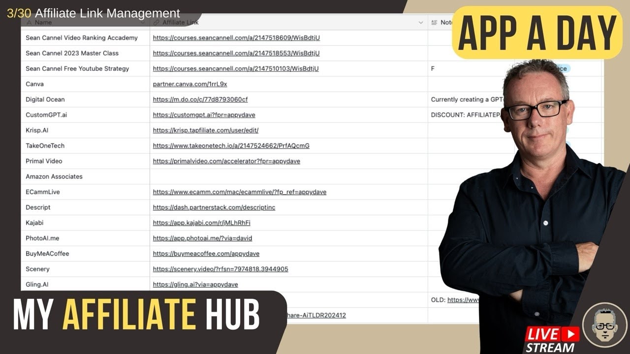 Building an Affiliate Links Manager! Replit #3