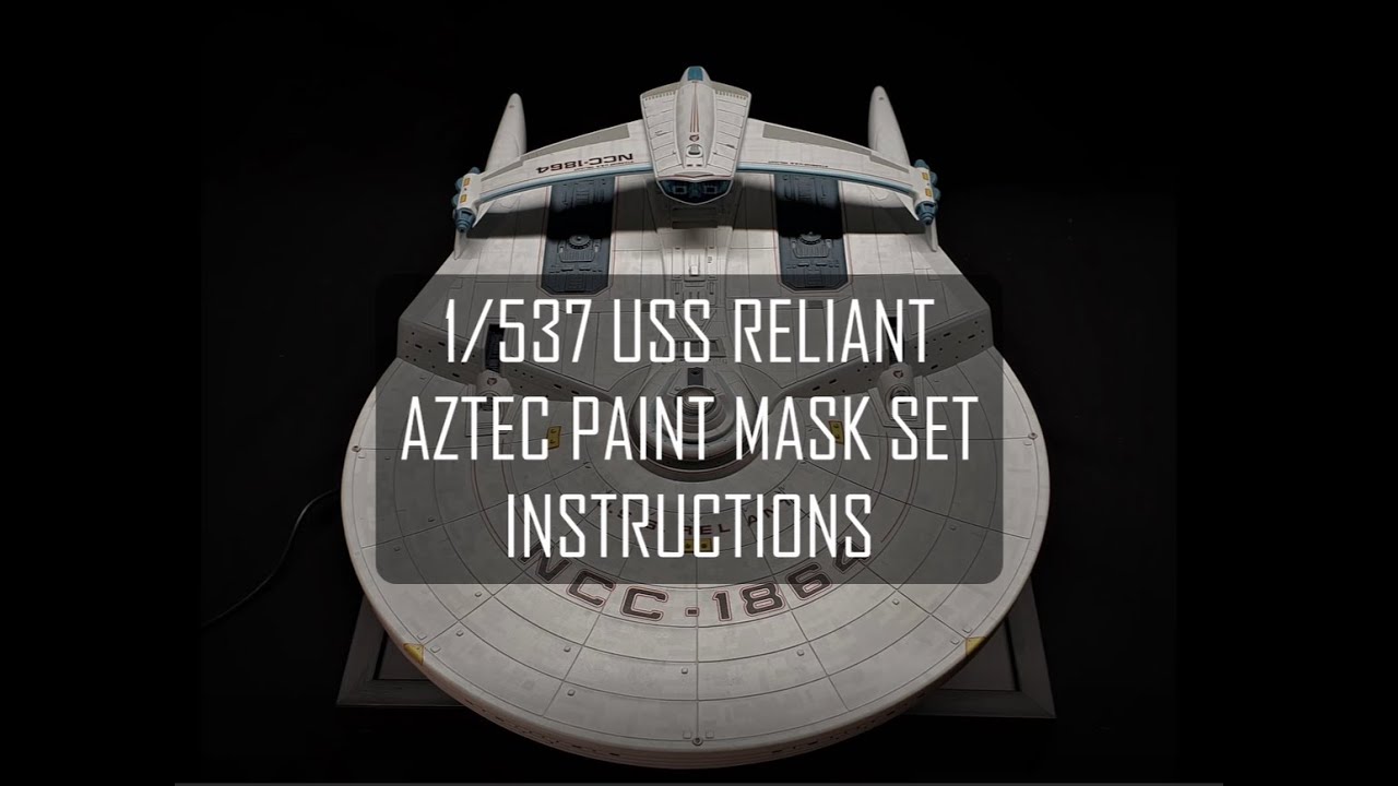 1/537 USS Reliant Paint Mask Instructions