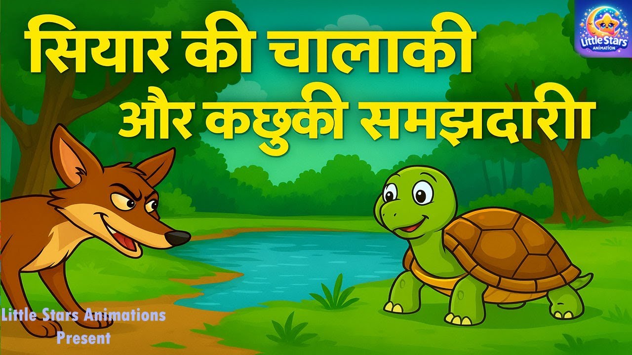 सियार की चालाकी और कछुए की समझदारी | Panchtantra Story in Hindi | Moral Story for Kids