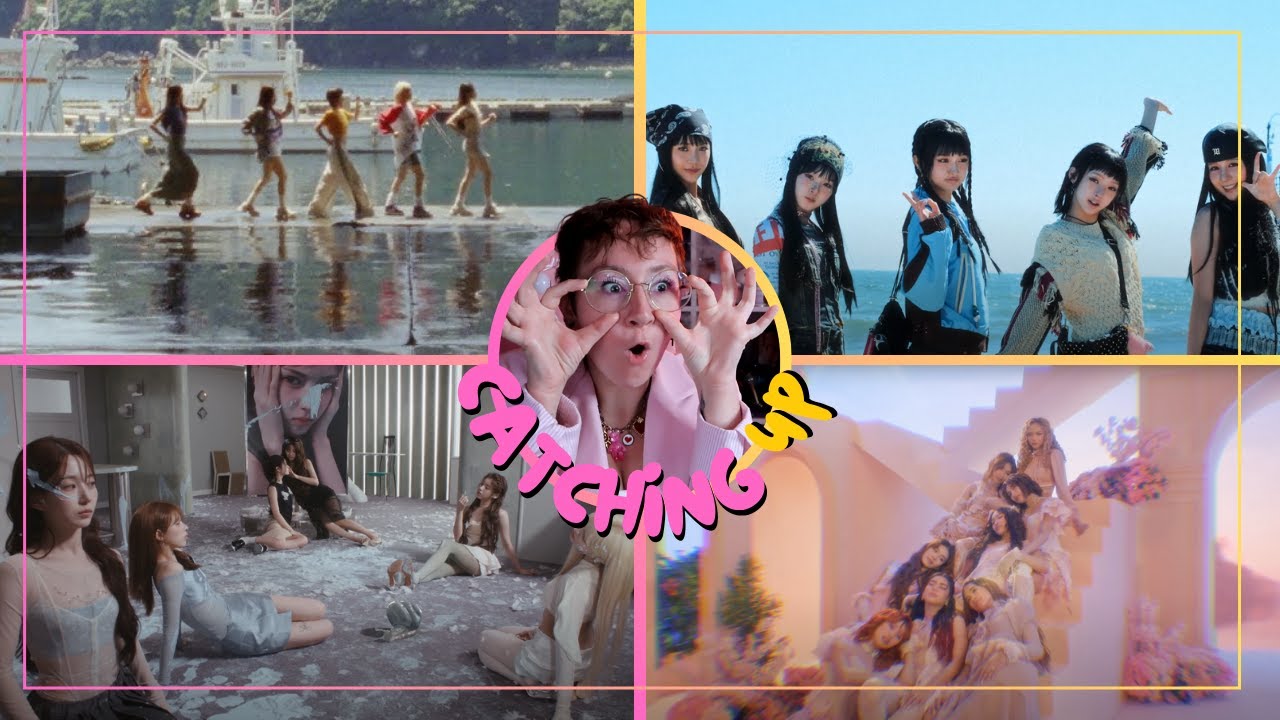 ДОГОНЯЕМСЯ i-dle, HITGS, NMIXX и РЕАКЦИЮ BINI (на французском)🇧🇪