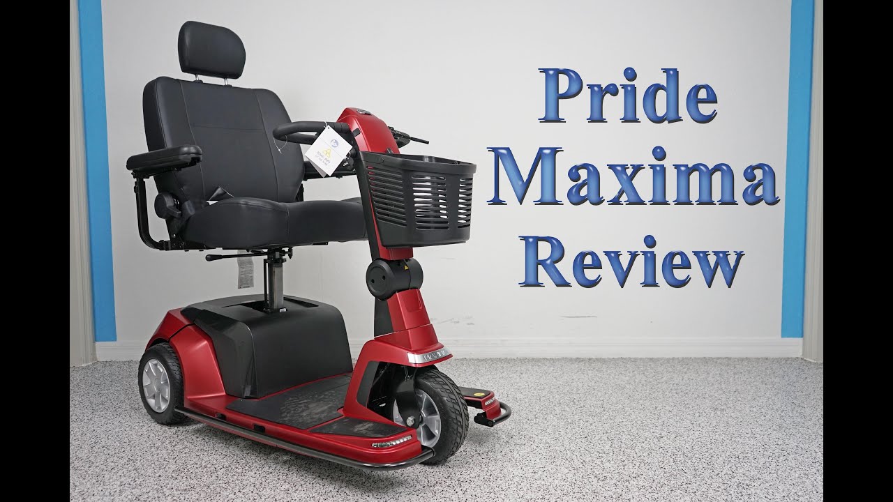 Pride Mobility Maxima 500 LB Capacity Scooter with Power Elevating Seat Lift - Review
