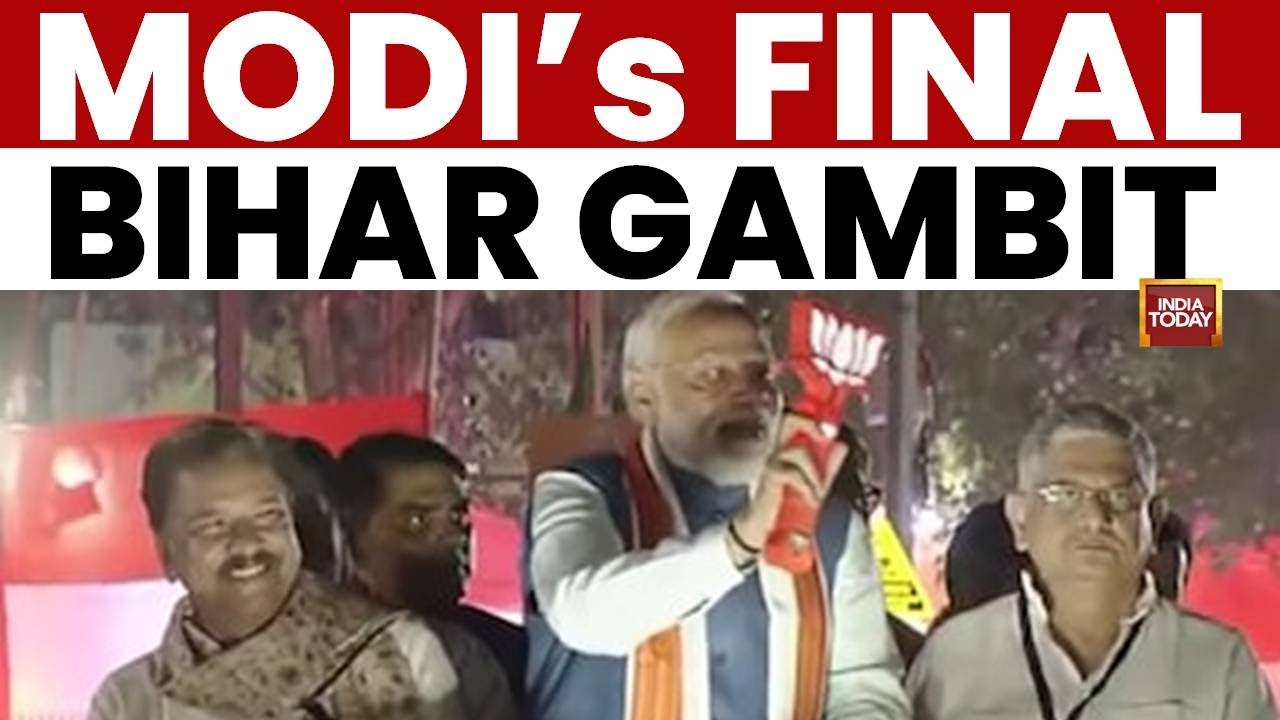 Modi's Bihar Blitz: PM Leads High-Voltage Roadshow in Patna, NDA Eyes 2025 Win | India Today