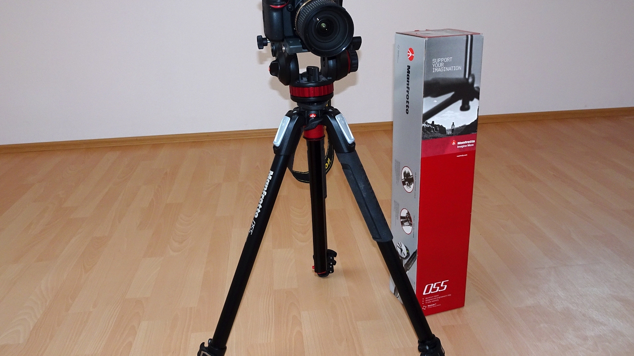 Manfrotto Stativ 055 Aluminium mit 3 Segmenten