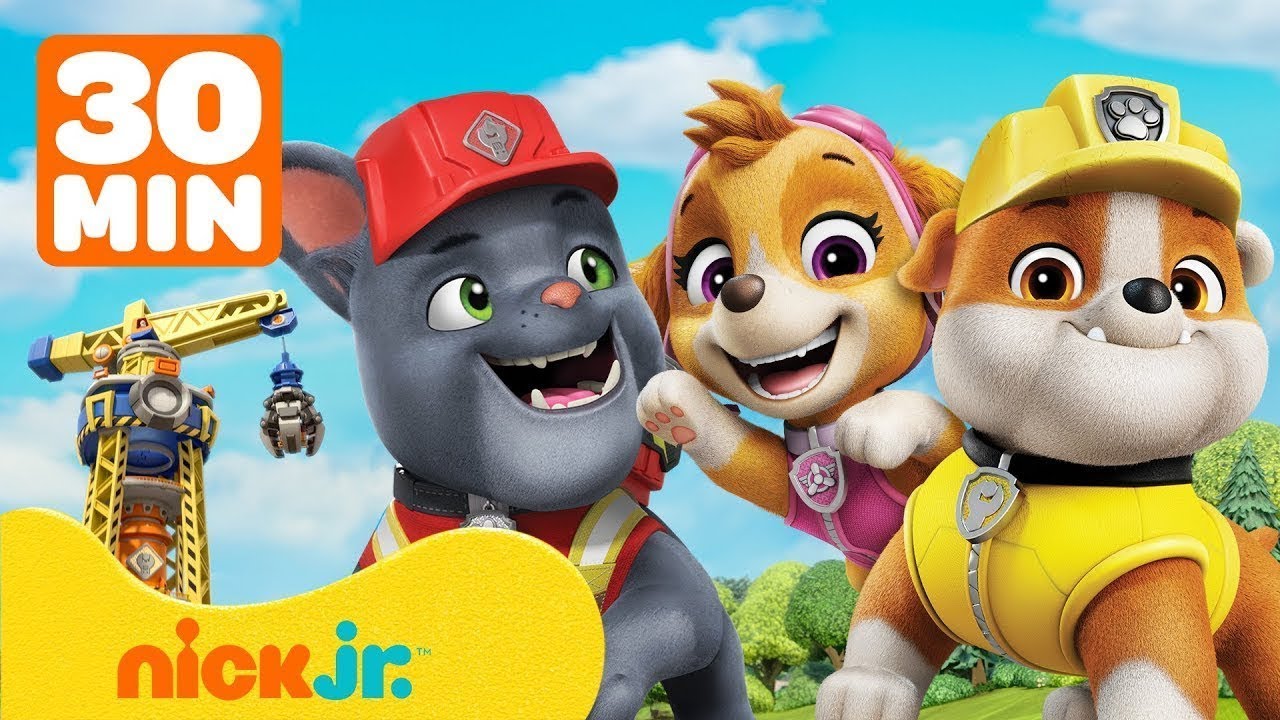 Rubble & Crew | ¡Rescates de Rubble en el Patio de Construcción! | 30 minutos | Nick Jr. en Español