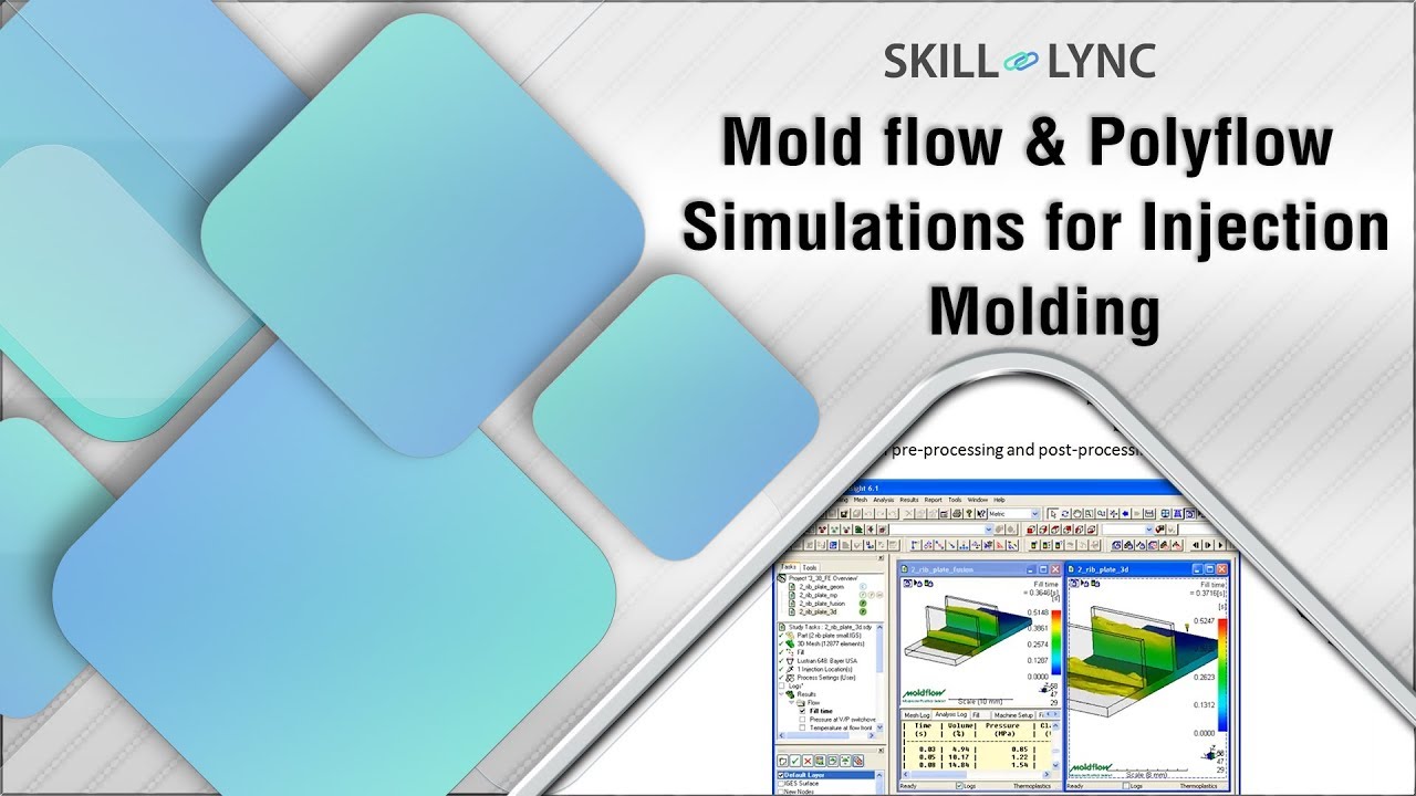 Mold flow & Polyflow Simulations for Injection Molding