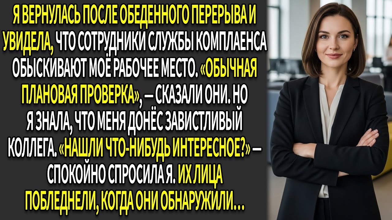 ⏸️Пока я была на перерыве, они проверили мой офис из-за “нарушений” —⚠️ но обнаружили совсем другое…