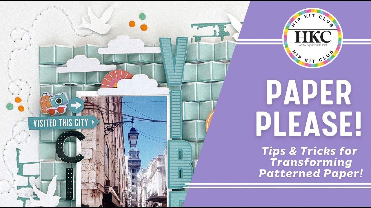 CREATE A DIMENSIONAL BACKGROUND WITH ONE PAPER - ANKE KRAMER - APRIL 2026 HIP KITS