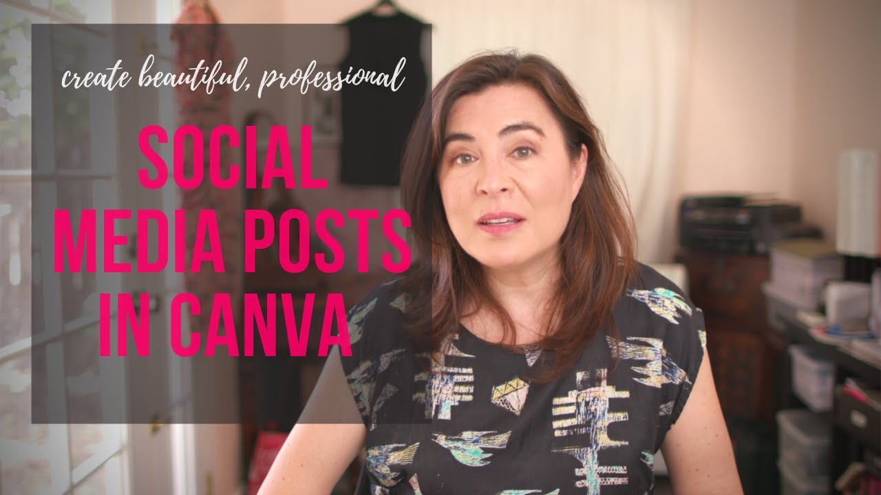 Create Professional-Quality Social Media Posts with Text & Graphics using Canva
