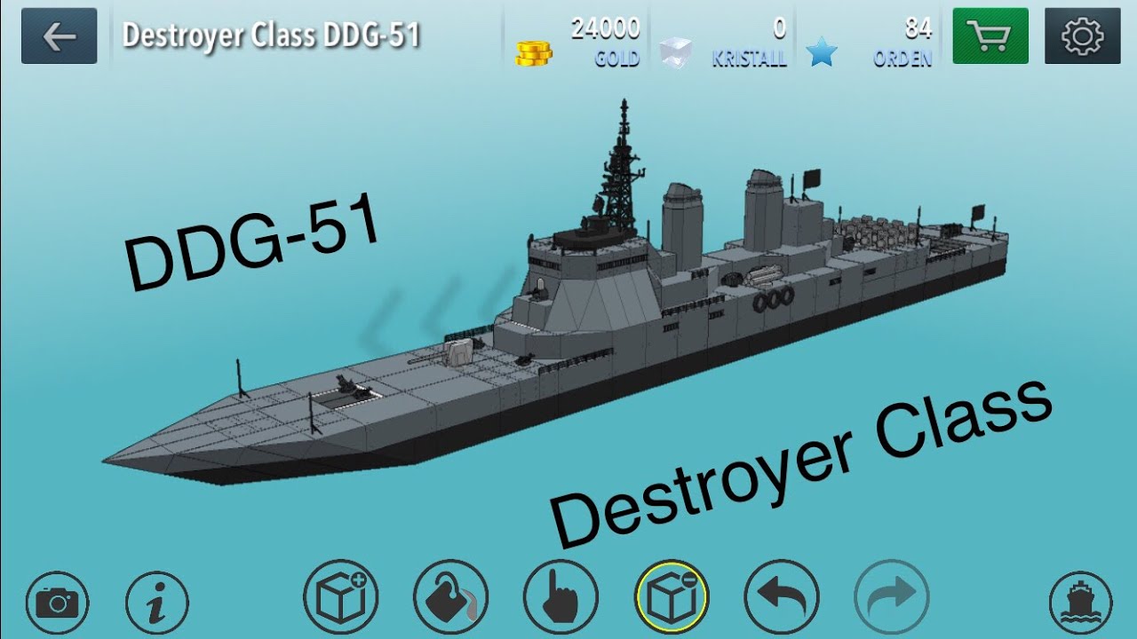 Warship Craft Destroyer Class DDG-51
