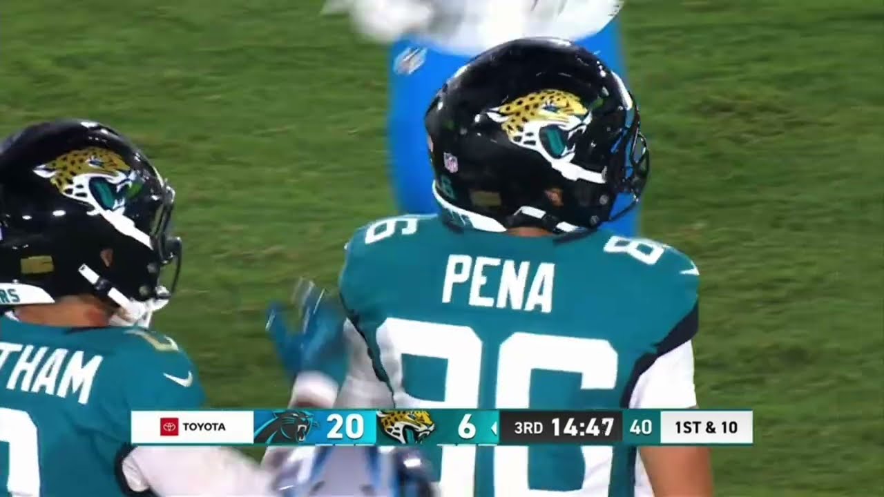 Trebor Pena 2026 NFL Preseason Game Highlights vs Panthers