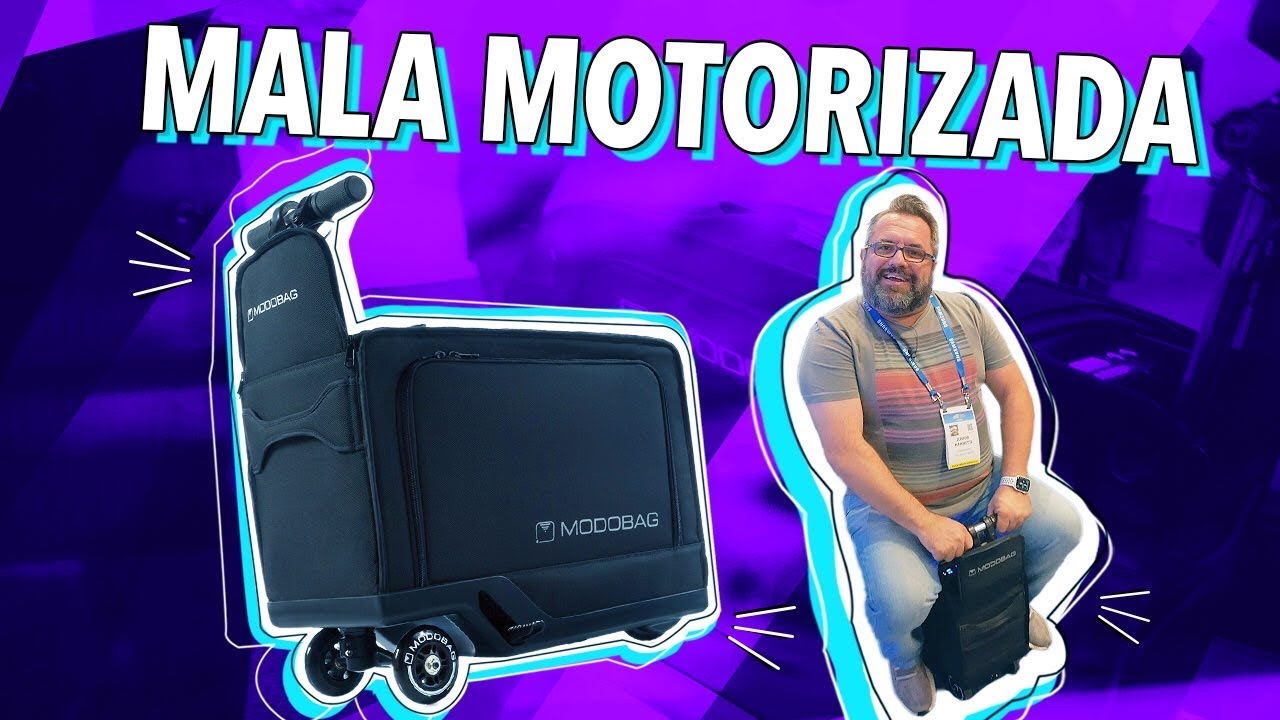 UMA MALA MOTORIZADA COM BATERIA DE TITÂNIO