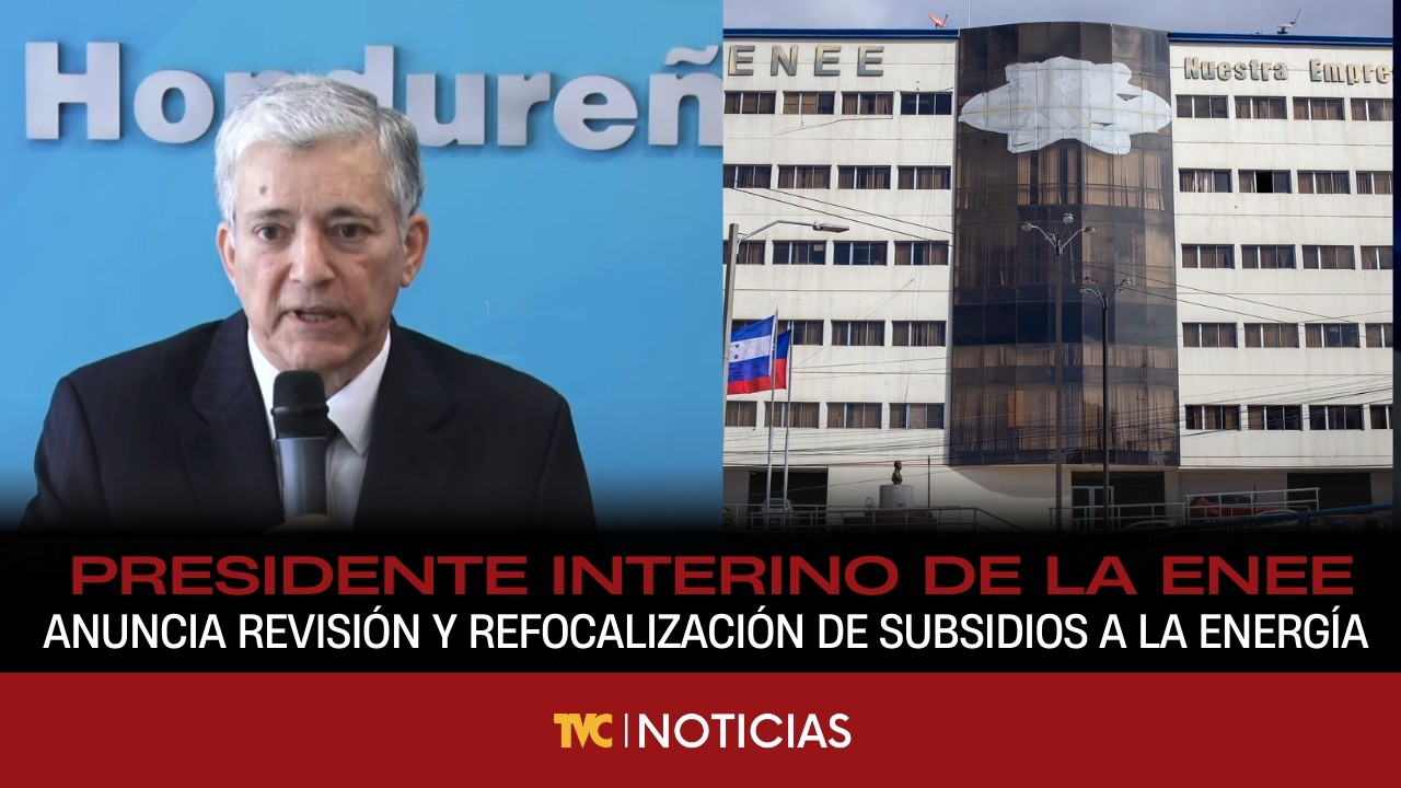 Presidente interino de la ENEE anuncia revisión y refocalización de subsidios a la energía