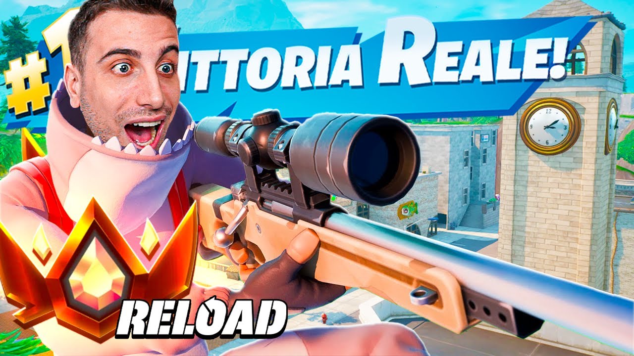 DOMINO col CECCHINO a CAMPIONE in Ranked RELOAD! Fortnite ITA!