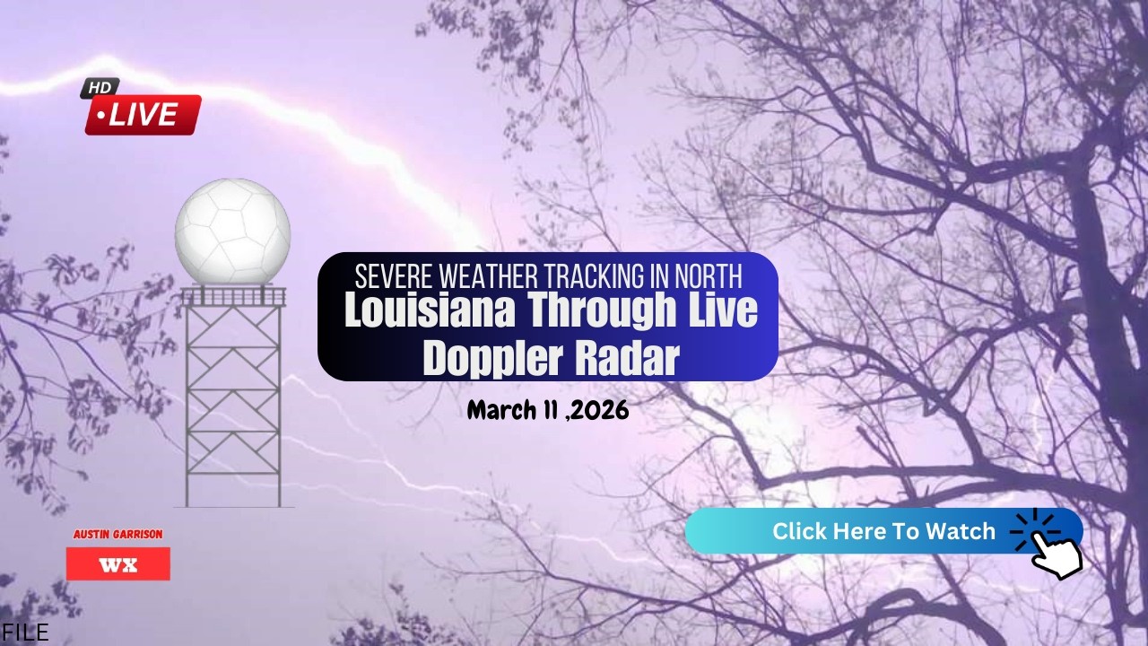 Severe Weather Tracking in North Louisiana Through Live Doppler Radar