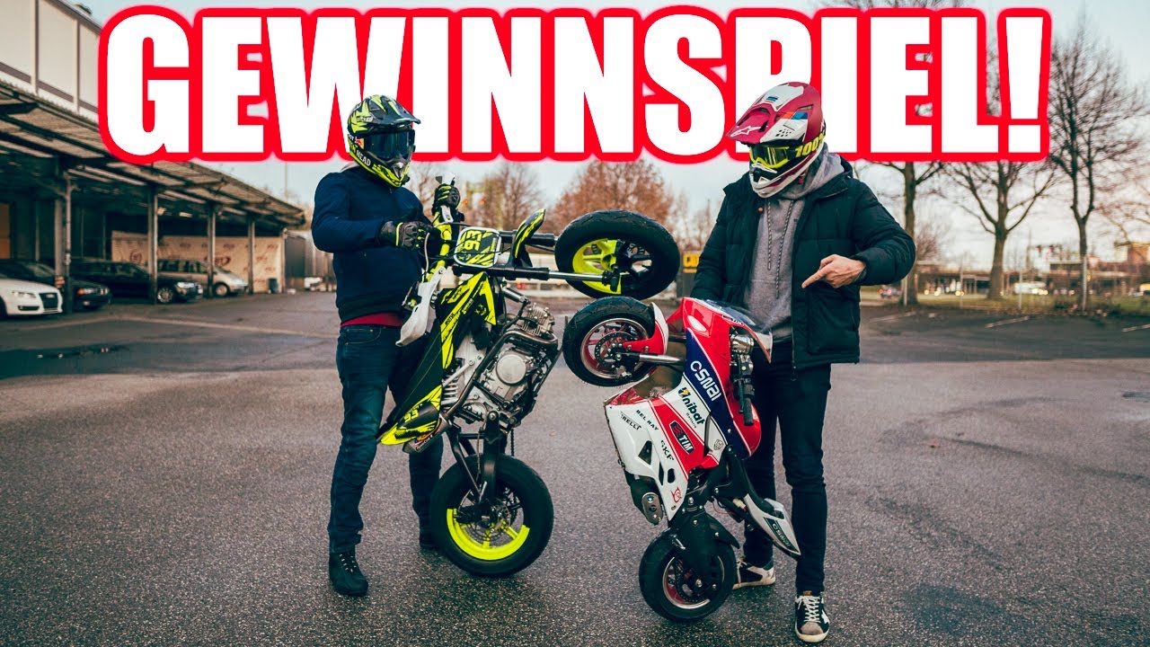 ICH VERSCHENKE MEIN POCKETBIKE I PIT BIKE FAHREN MIT DAVID BOST