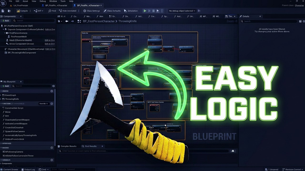 Excellent Throwing Knife - Implementation Tutorial (UE5)