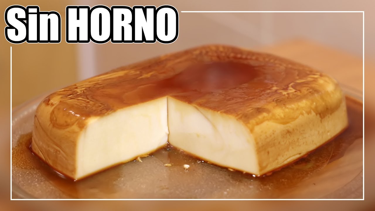 FLAN Rápido Sin HORNO y Sin HUEVO | Flan de QUESO