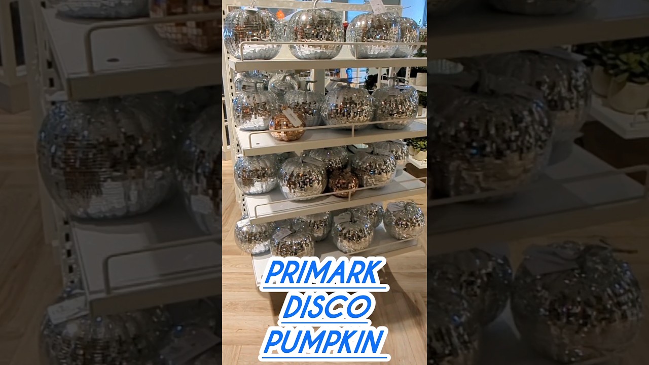 🪩 Disco pumpkin 🕺#pumpkins #primark #fypシ゚viral #autumn