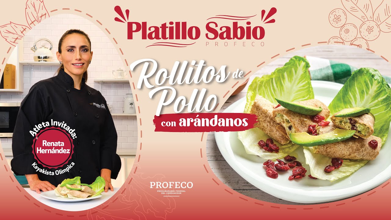 Renata Hernández | Rollitos de pollo con arándanos | Platillo Sabio