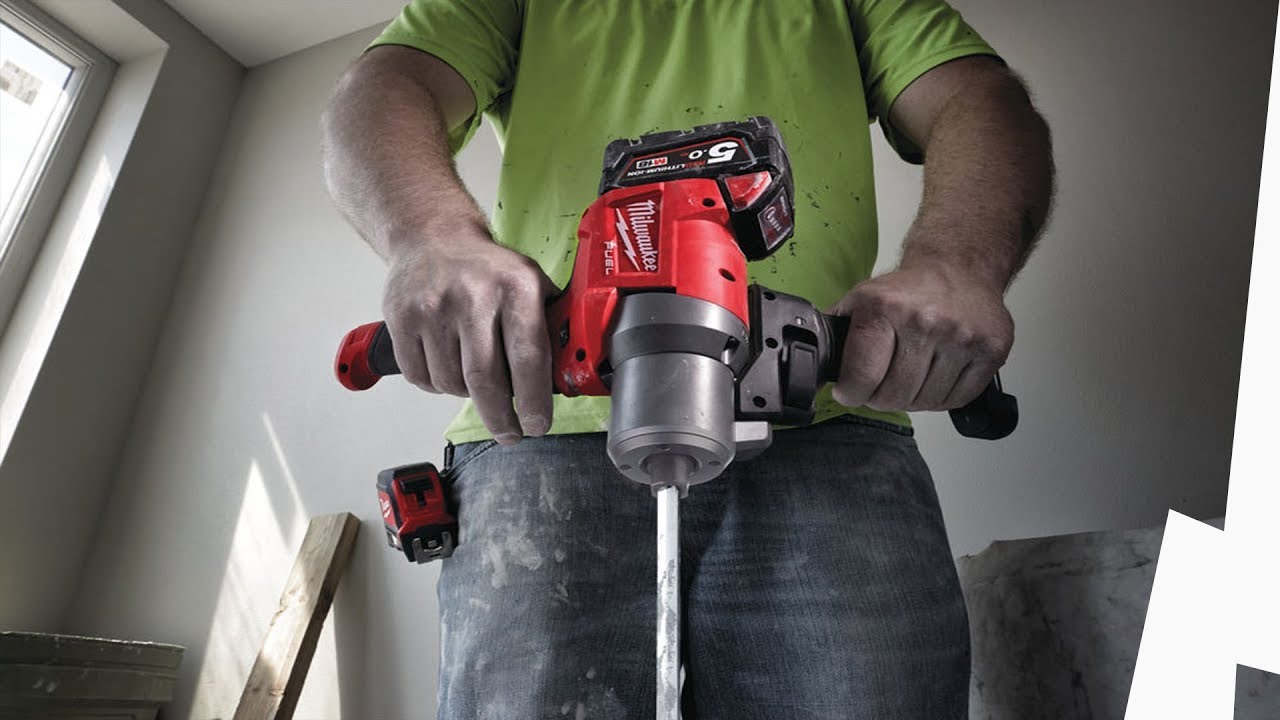 Миксер Milwaukee® M18 FUEL™ с лопастной ручкой на 180°