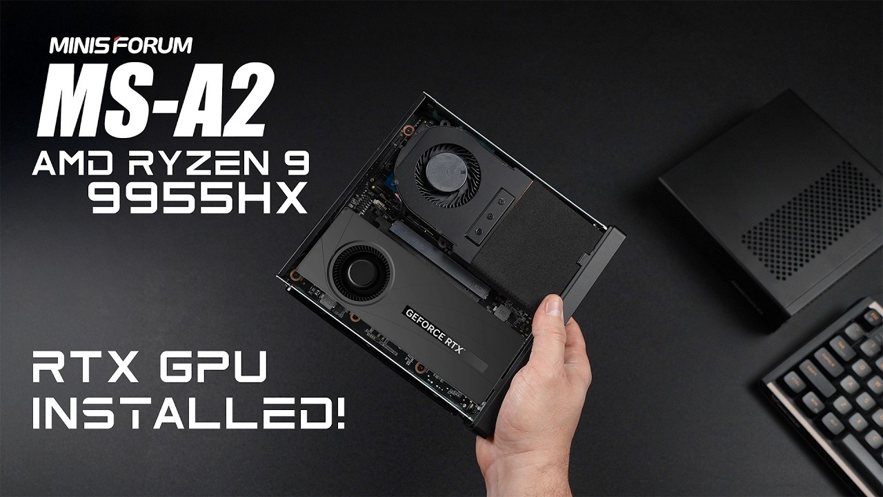MS-A2 First Look, Ultra Fast 16 Core RYZEN Mini PC With GPU Support!