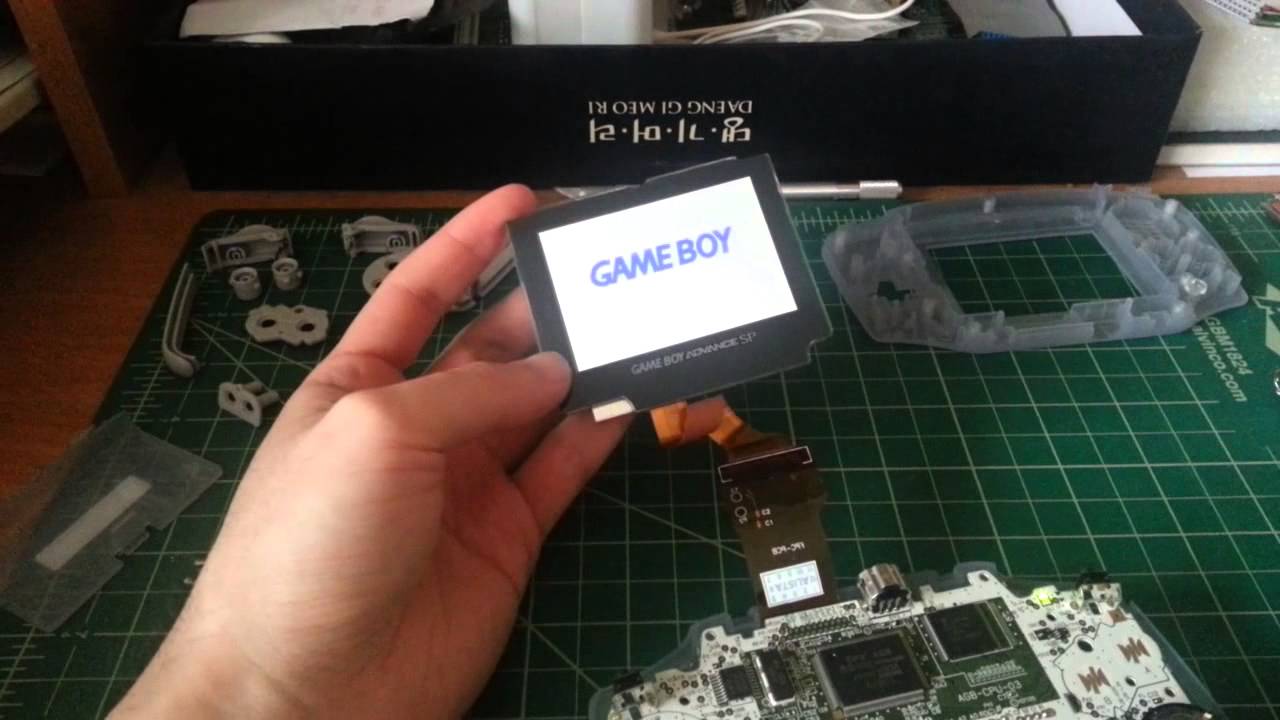 Gameboy Advance Backlight Mod