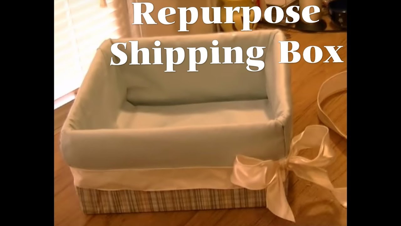 Repurpose Shipping Box Into Gift Box  - Freestyle Friday #39