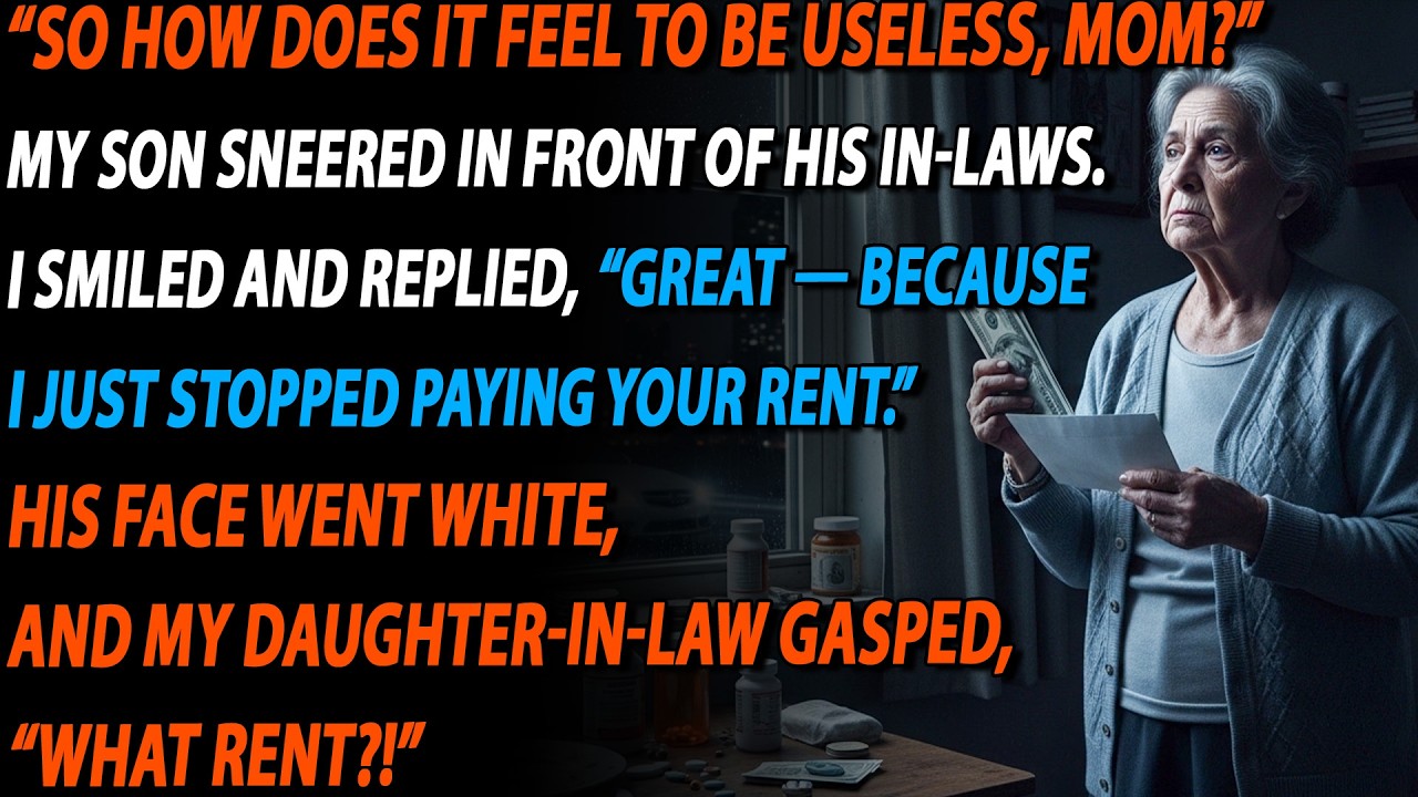 🔥My son mocked me in front of his wife… and then I revealed a secret that made him turn pale.