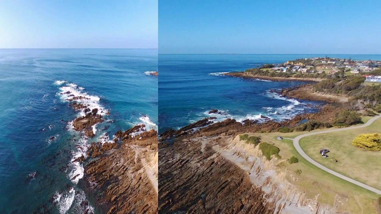 Dalmeny point drone footage