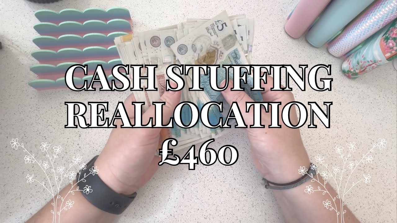 Cash Reallocation £460 | UK Cash Stuffing | Savings Challenges | Sinking Funds 
