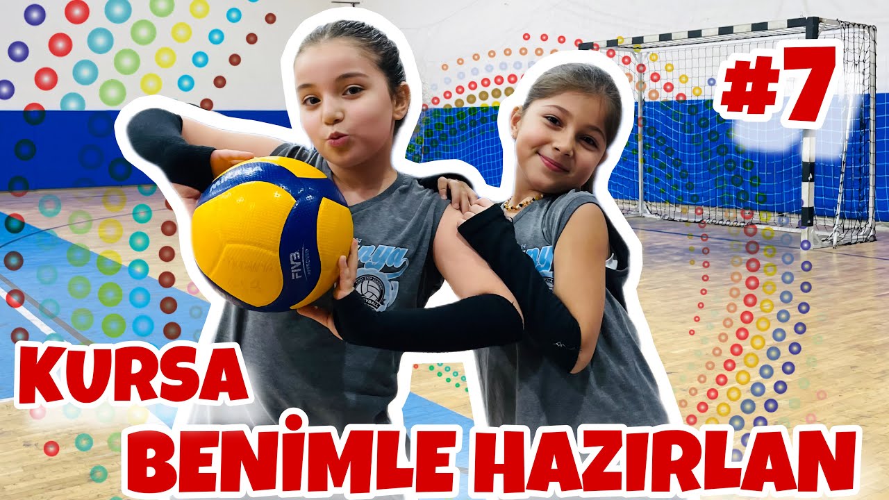 KURS VLOG ! Voleybol Kursuna Benimle Hazırlan #7 !!