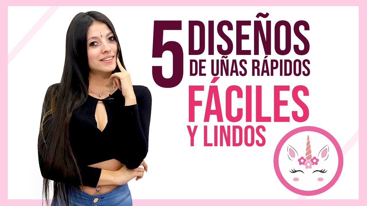 UÑAS FÁCILES DE HACER Y BONITAS 😍 Uñas decoradas fáciles 🦄 (Uñas paso a paso)🙋 Diseños 2020