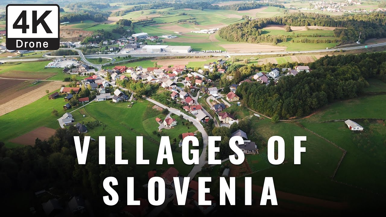Hidden Villages of Slovenia 🇸🇮 | Podkraj & Zagorica pri Velikem Gabru | 4K Drone Vlog