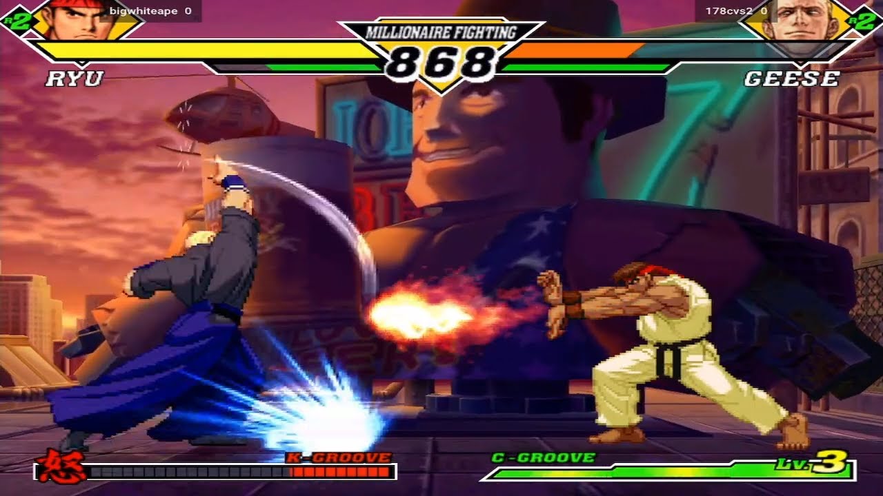 Fightcade 👊 Capcom Vs Snk 2 👊🏾 BigWhiteApe 🇭🇰 Vs 178cvs2 🇯🇵