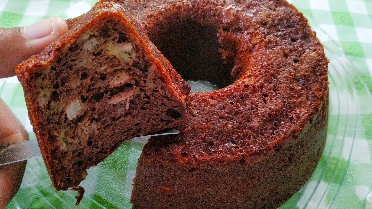 BOLO DE BANANA COM CHOCOLATE 😋 ZERO AÇÚCAR / ZERO GORDURA e Sem TRIGO 😍