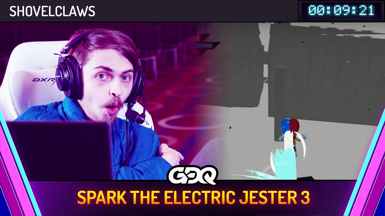 Spark the Electric Jester 3 All Levels by shovelclaws in 9:21 - Awesome Games Done Quick 2024