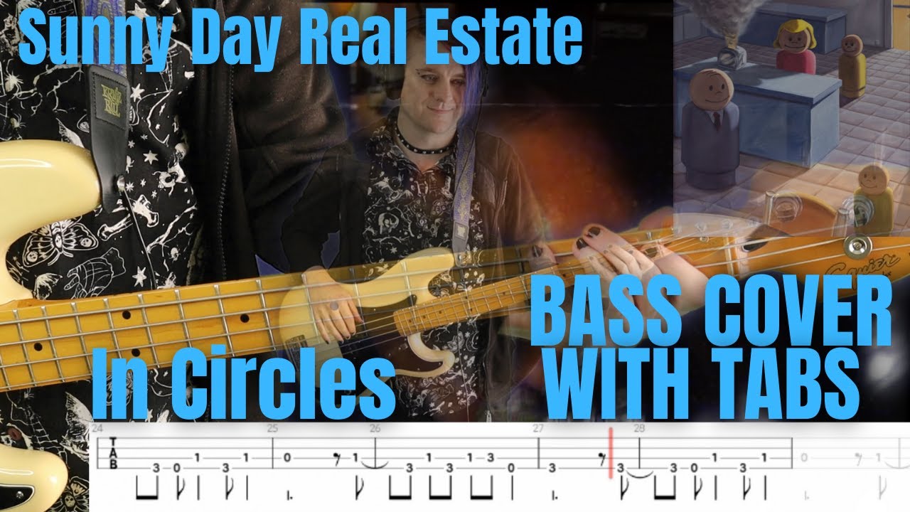 Sunny Day Real Estate - In Circles Bass Cover (with tabs)