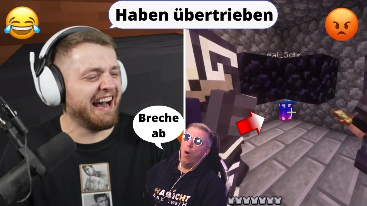 Schradin wird in Minecraft von allen gemobbt😡👀😂