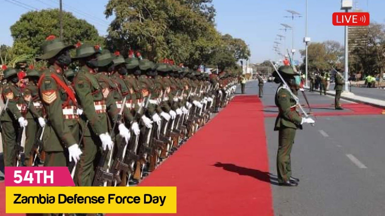President LUNGU officiates at the 45th Zambia Defence Force Day - 13/06/2021