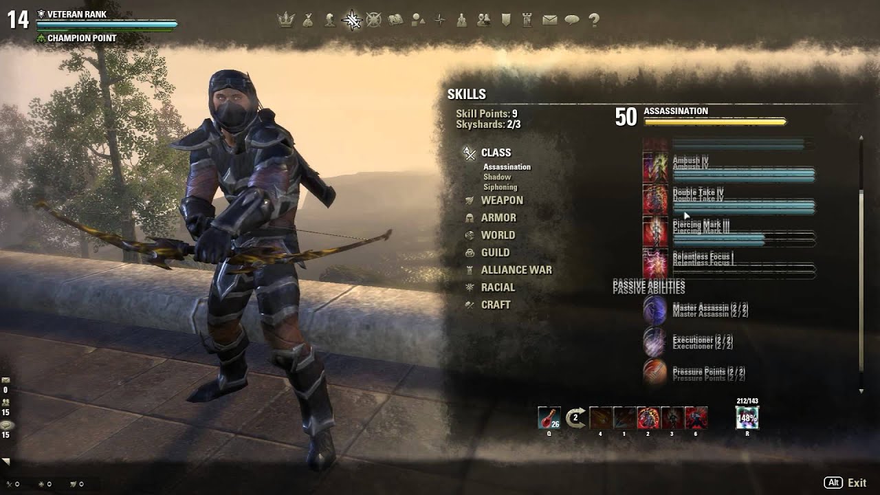Stamina Nightblade PvP Build - Elder Scrolls Online - Patch 2.0+