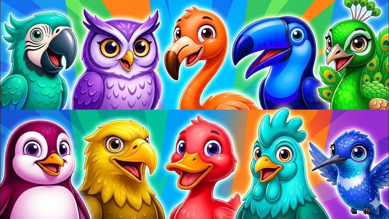 Birds & Insects Song for Kids | Insects Song | Birds Song | Toddler Rhymes | Birds & Insects Name |